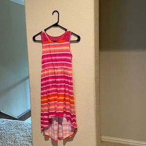 Pink, Orange, and White Sundress